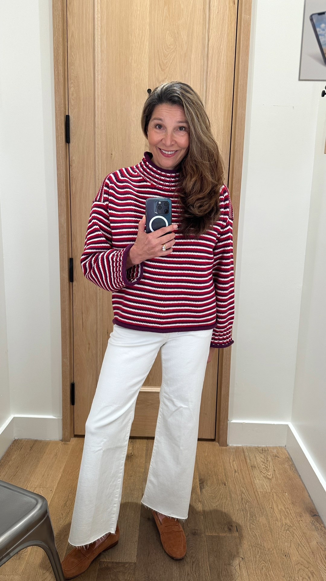 New for spring from JCrew
The rollneck sweater is a classic, this one is oversized. I sized down to a size S. 
Everything else ran tts for me  

#LTKgrwm #LTKootd #LTKOver40