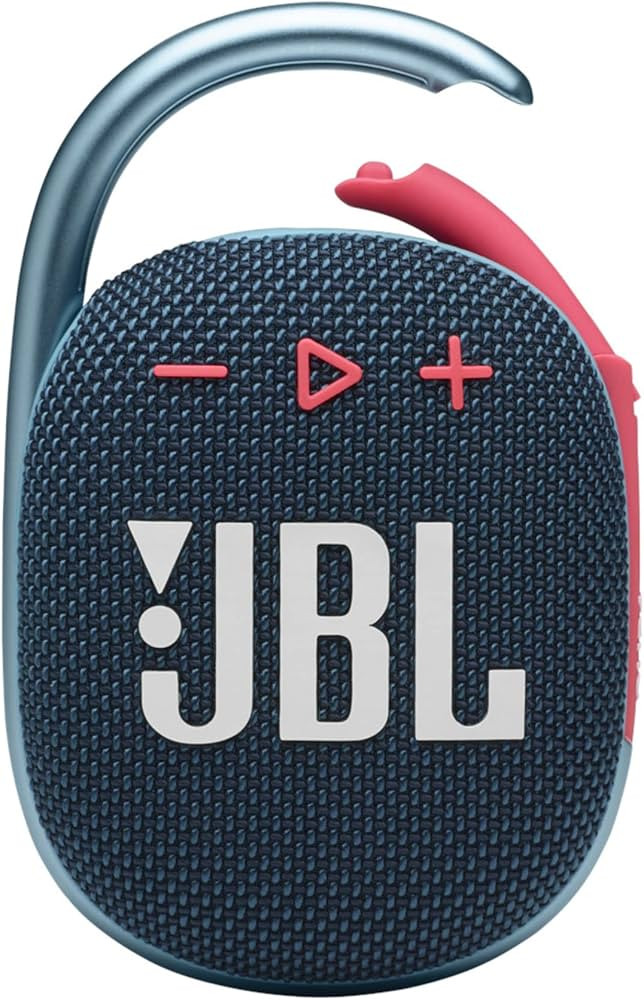 JBL Clip 4, Blue/Coral - Portable Bluetooth 5.1 Speaker - Up to 10 Hours of Play - Waterproof & D... | Amazon (US)