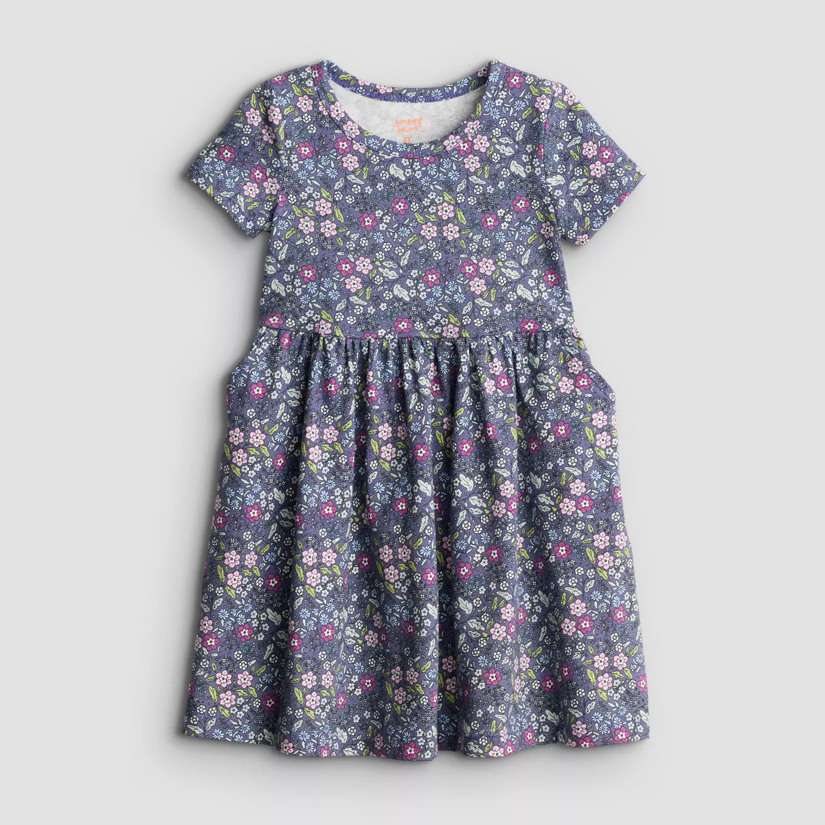 Girls 4-12 Jumping Beans® Short Sleeve Jersey Dress | Kohl's