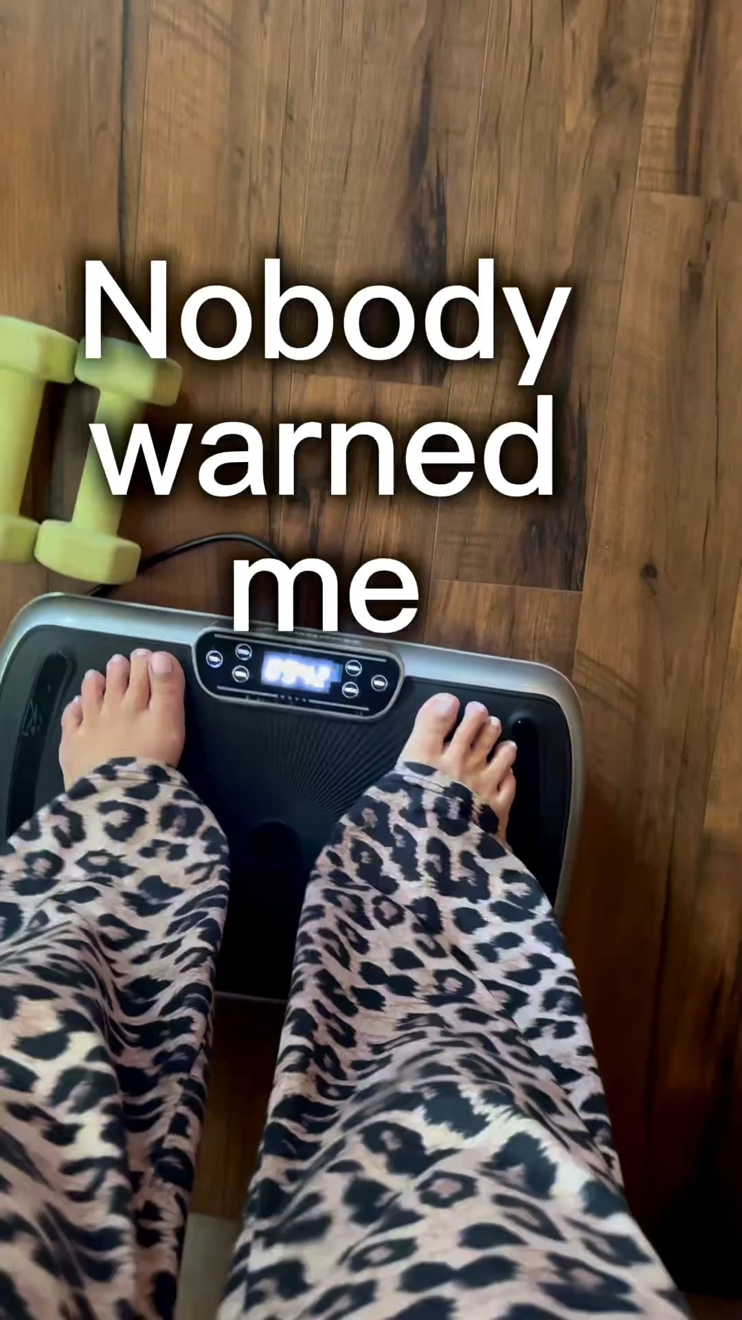 HERE is the link>>

Nobody warned me using a vibration plate every day would help me with…

✨ Menopause bloating
✨ Restless legs
✨ My achy back
✨ Sore, tired feet
✨ Lymphatic drainage support (hello less “puffy” feeling!)
✨ Better circulation
✨ Feeling looser and more mobile in my body

These are just my personal results. The pad in the video is currently sold out. On this link is another brand my family uses. My son stole my infrared one.😆 always check with your doctor before any new exercise routine