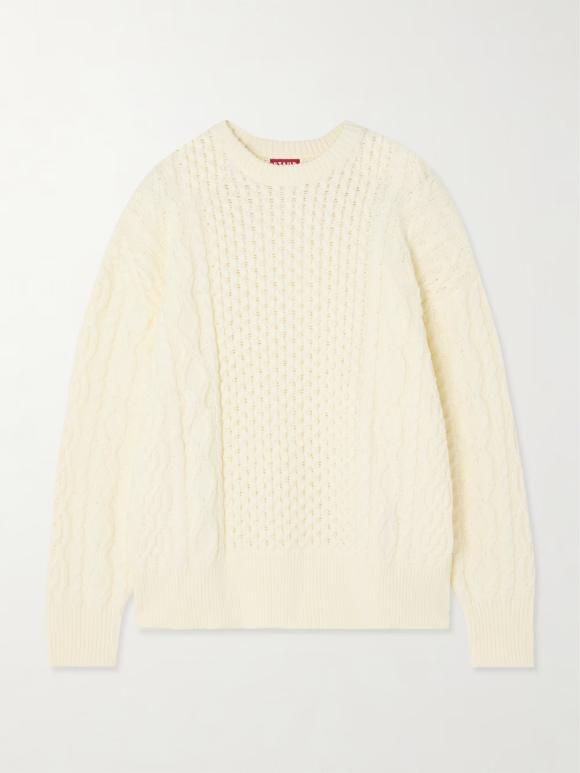 Tracy oversized cable-knit cotton-blend sweater | NET-A-PORTER (UK & EU)