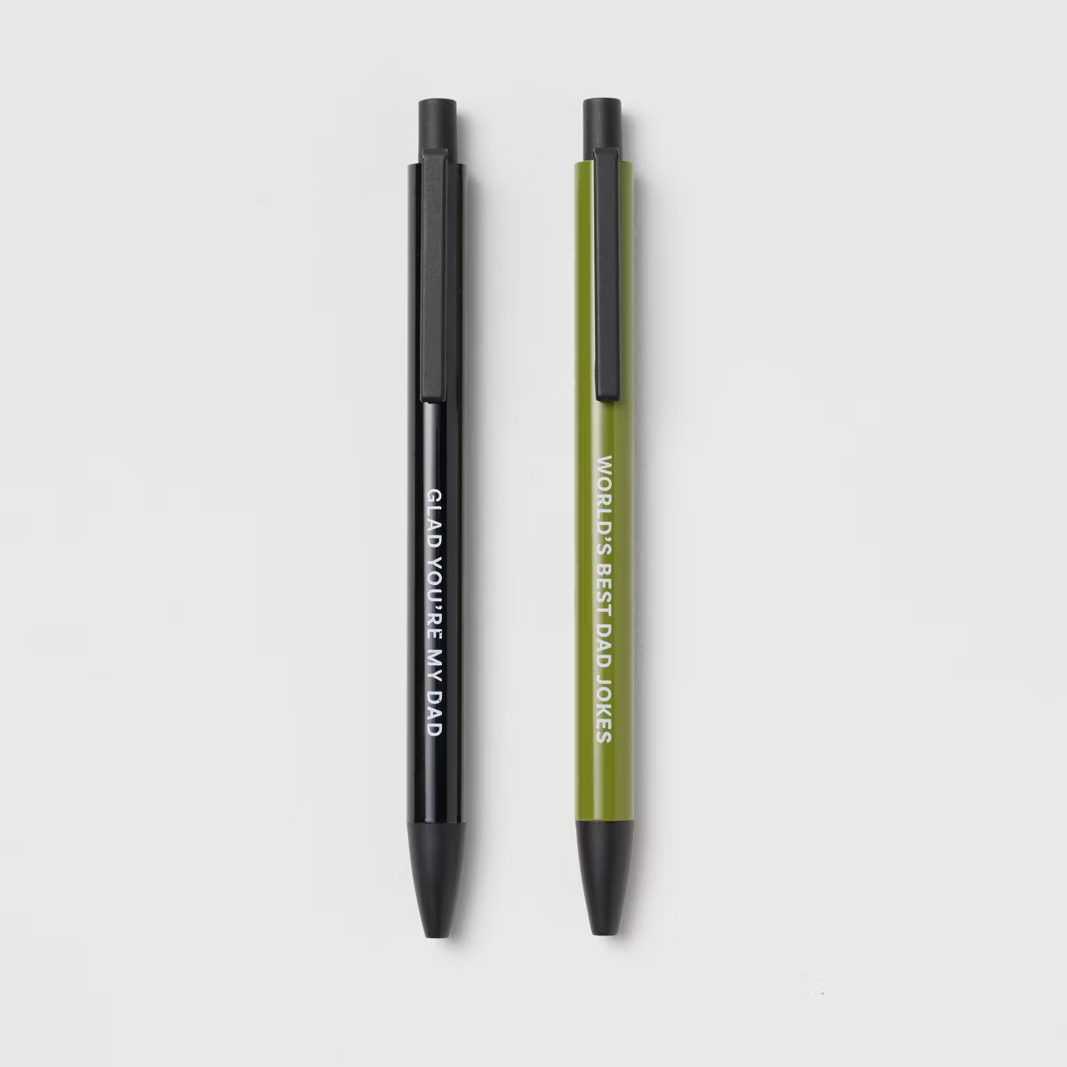 2pk Ballpoint Pens Black Ink Father's Day Set - Threshold™ | Target