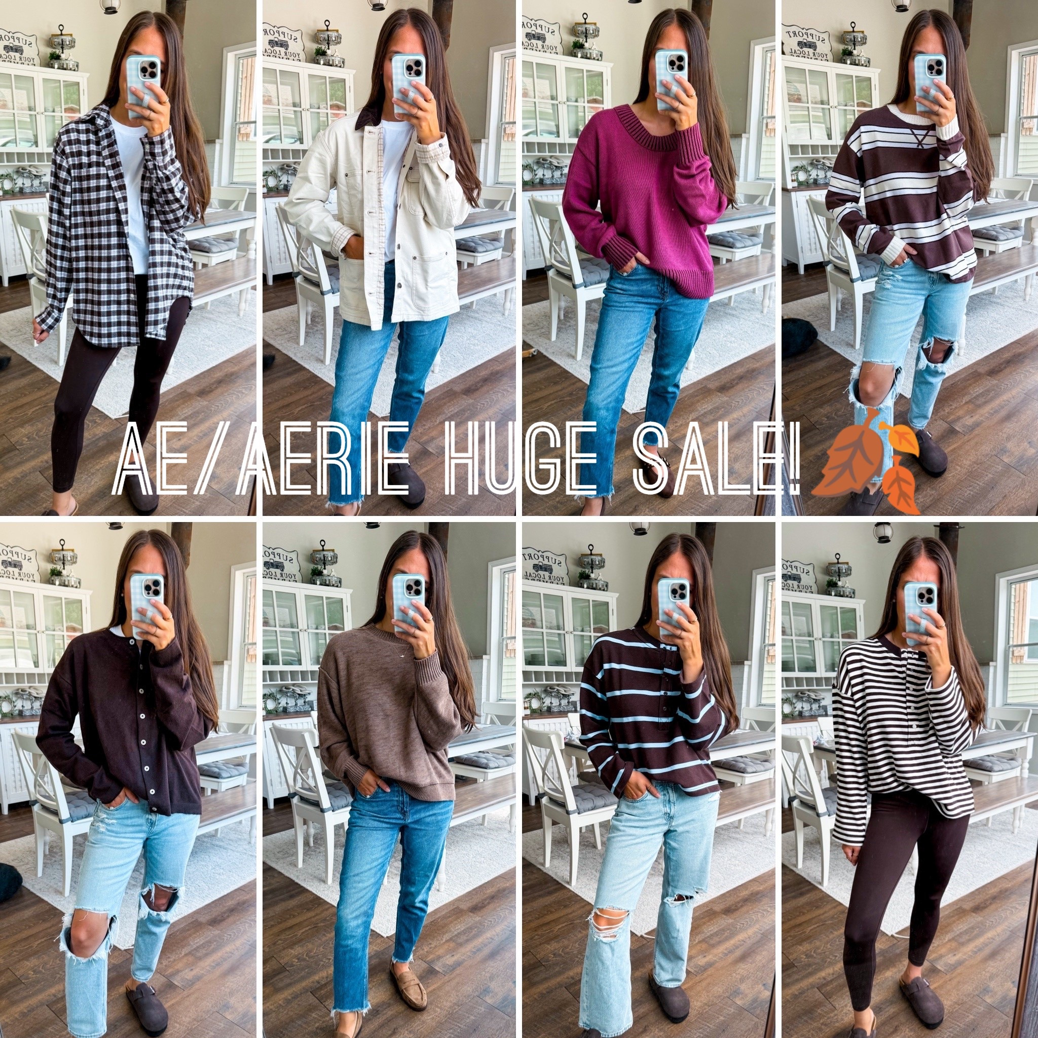@Aerie @ae ae big Labor Day sale! 30-40% off even denim! Wearing xxs in all tops. Denim tts short option. Shoes tts

#LTKootd #LTKgrwm #LTKmomlife