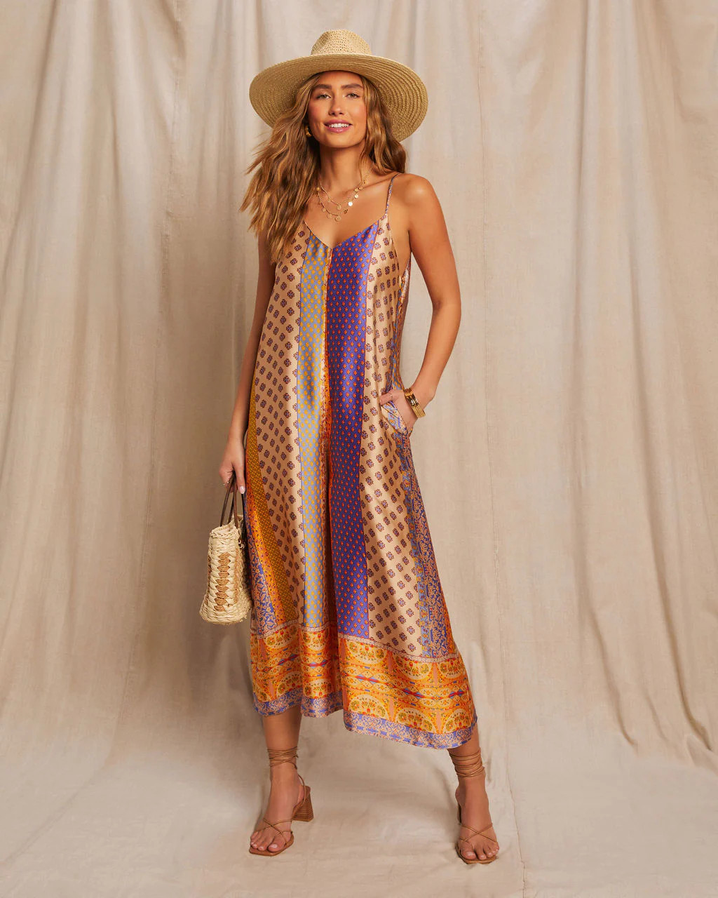 Boheme Lifestyle Silky Jumpsuit | VICI