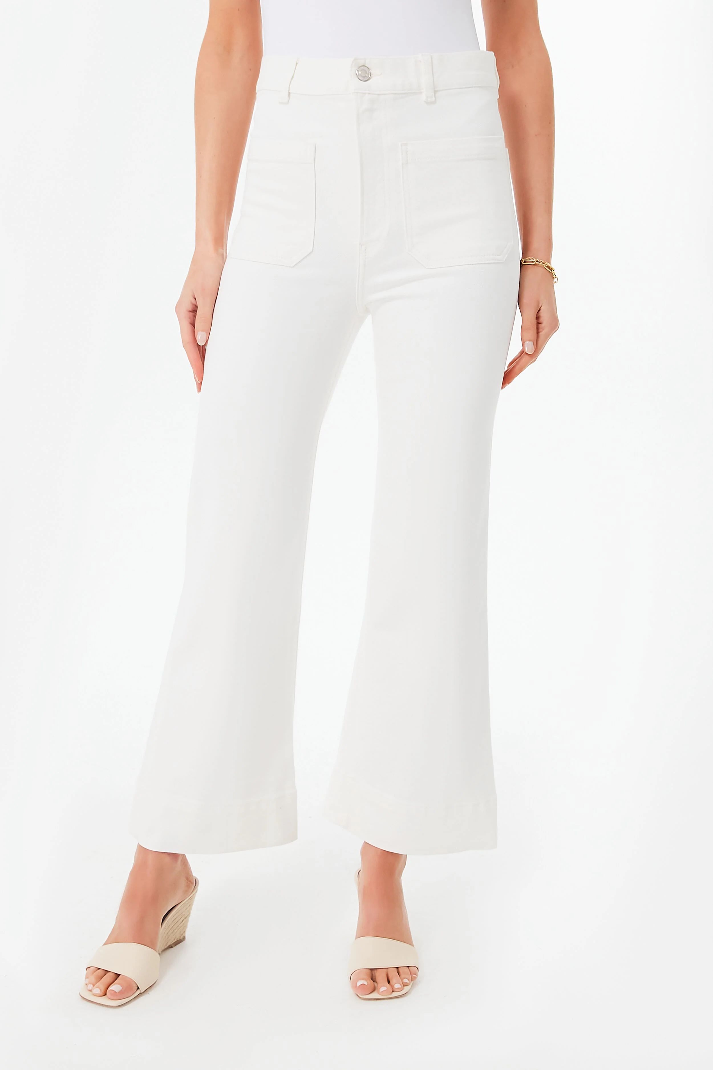 Natural White St. Monica Cropped Jeans | Tuckernuck (US)