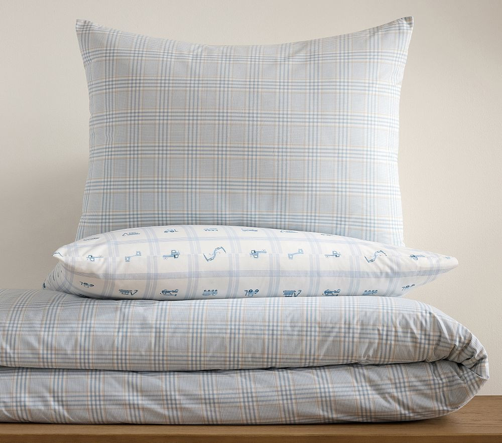 Bria Hammel Plaid Cotton Duvet Bedding Set | Pottery Barn Kids