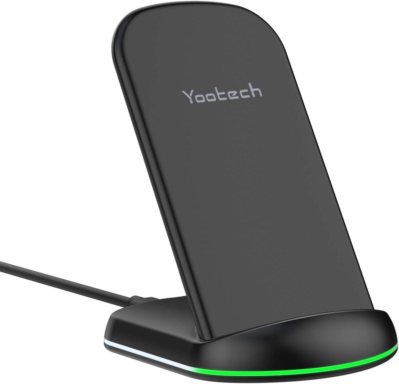 Yootech Wireless Charger,Qi-Certified 10W Max Wireless Charging Stand, Compatible with iPhone 13/... | Amazon (US)