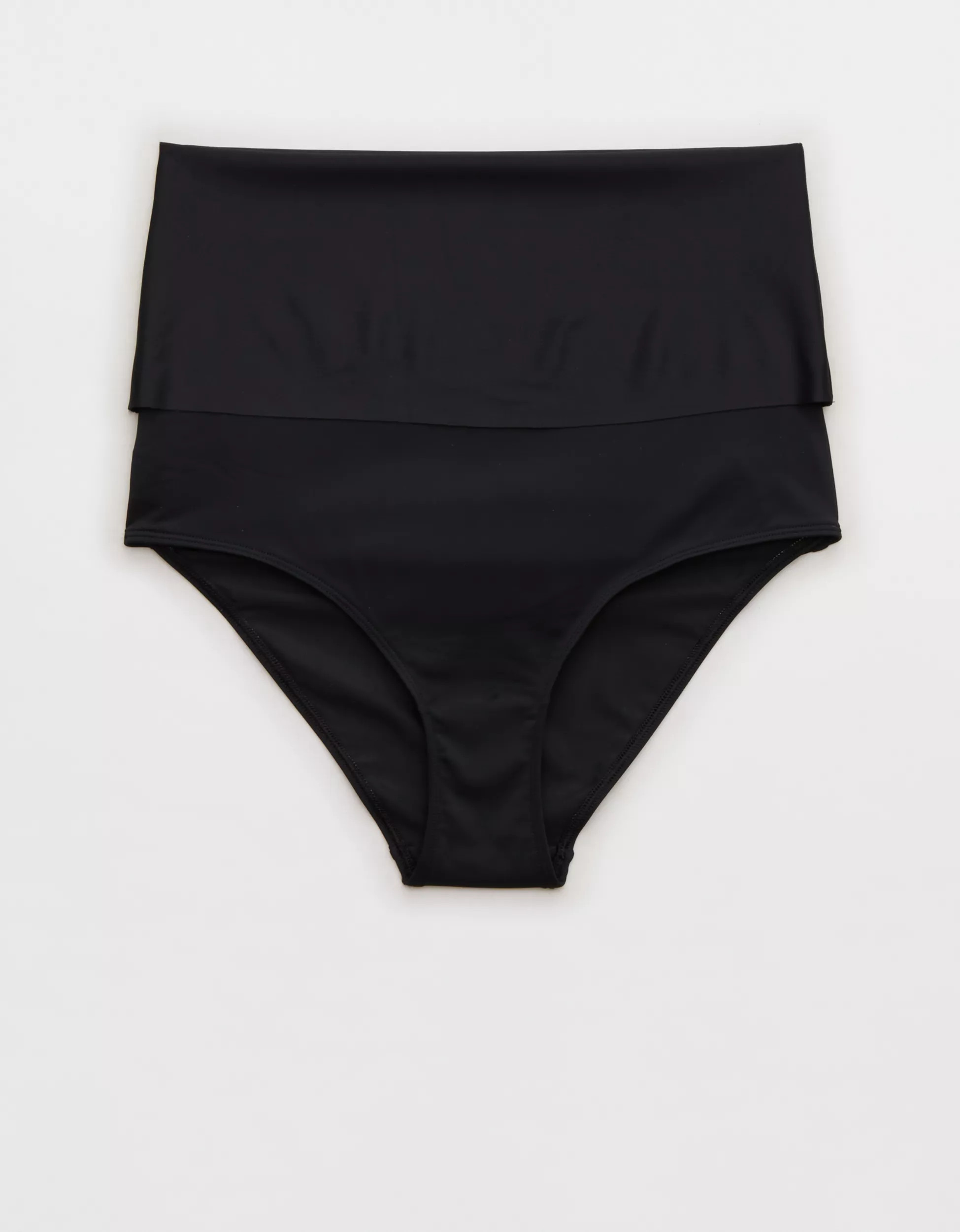 Aerie High Waisted Foldover Bikini Bottom | Aerie