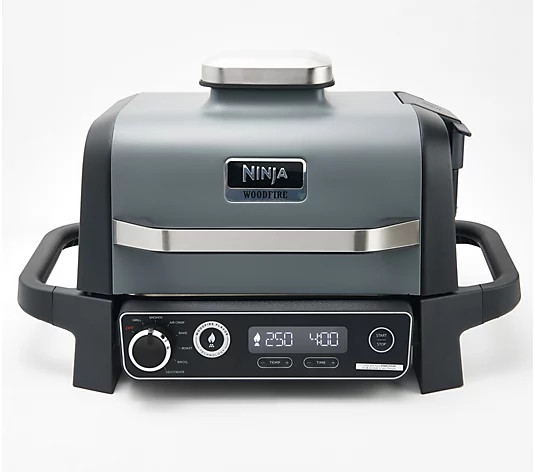 Ninja 7-in-1 Woodfire Electric Outdoor Grill & Air Fryer - QVC.com | QVC