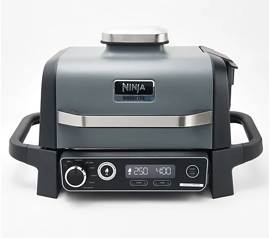 Ninja 7-in-1 Woodfire Electric Outdoor Grill & Air Fryer - QVC.com | QVC