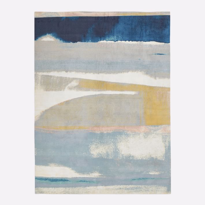 Sun-Kissed Landscape Rug - Light Pool | West Elm (US)