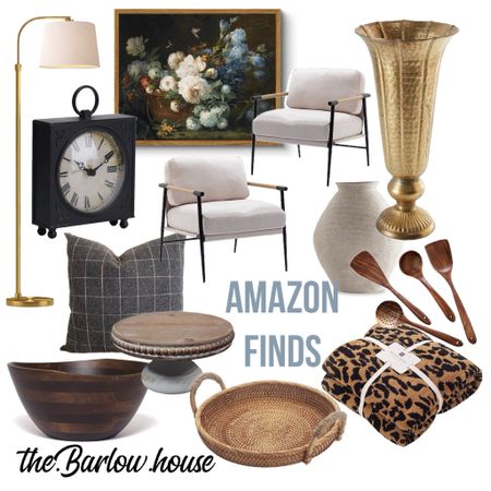 Amazon Home Finds 

Traditional home 
Vintage home decor 
Floral wall photo
Wall art 
Brass base 
Basket tray 
Cream chairs 
Modern chairs 
Desk clock 
Wood bowl 
Home Decor 
Amazon decor 
Amazon home decor
Throw blanket 
Floor lampp

#LTKfindsunder50 #LTKhome #LTKstyletip
