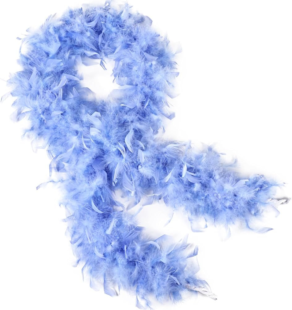 THARAHT 19 Color- 40/60g 2Yard Chandelle Feather Boa Dancing Wedding Party Halloween Costume Deco... | Amazon (US)