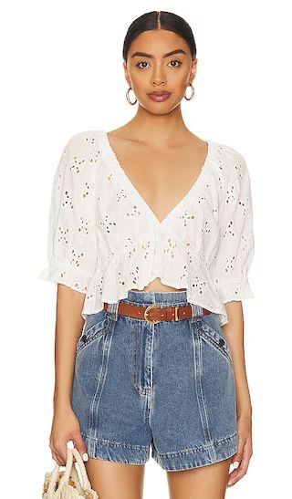 Gardenia Top in Optic White | Revolve Clothing (Global)