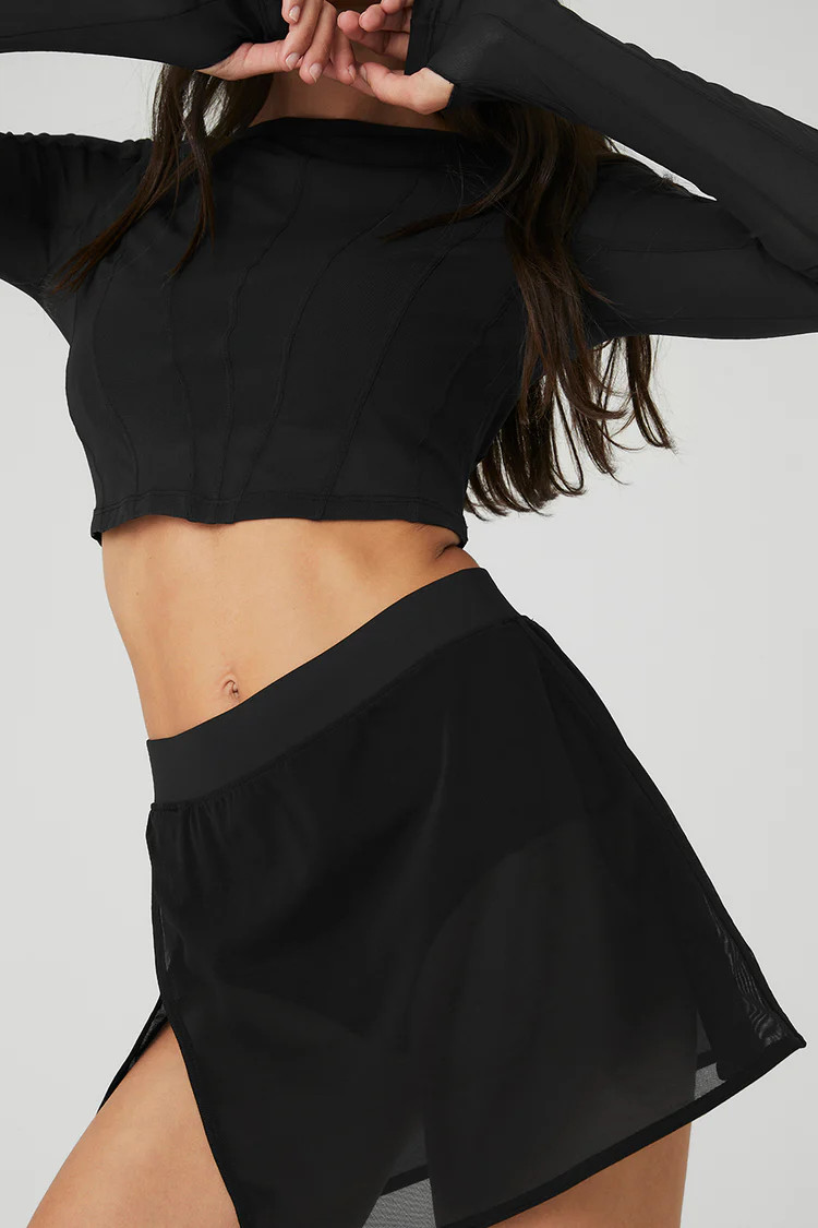 Mesh Sheer Bliss Skirt | Alo Yoga