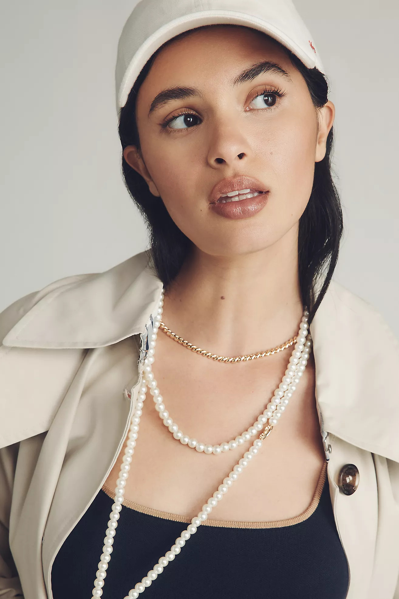 Bottlecap Pearl Wrap Necklace | Anthropologie (US)