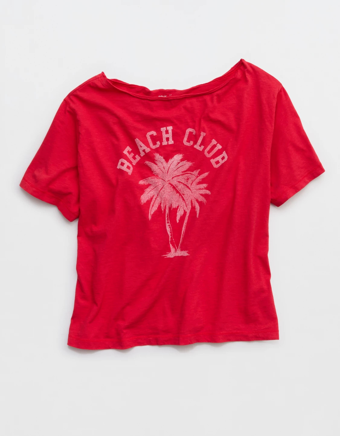 Aerie Off-The-Shoulder Relaxed Tee | Aerie