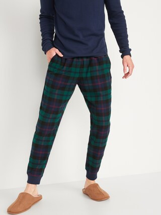 Matching Plaid Flannel Jogger Pajama Pants for Men | Old Navy (US)
