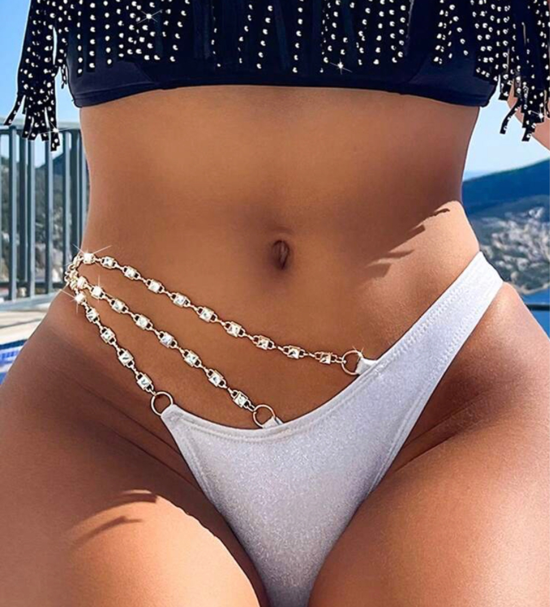 Love this chain detail bikini bottom! 

#LTKtravel #LTKswim #LTKSeasonal