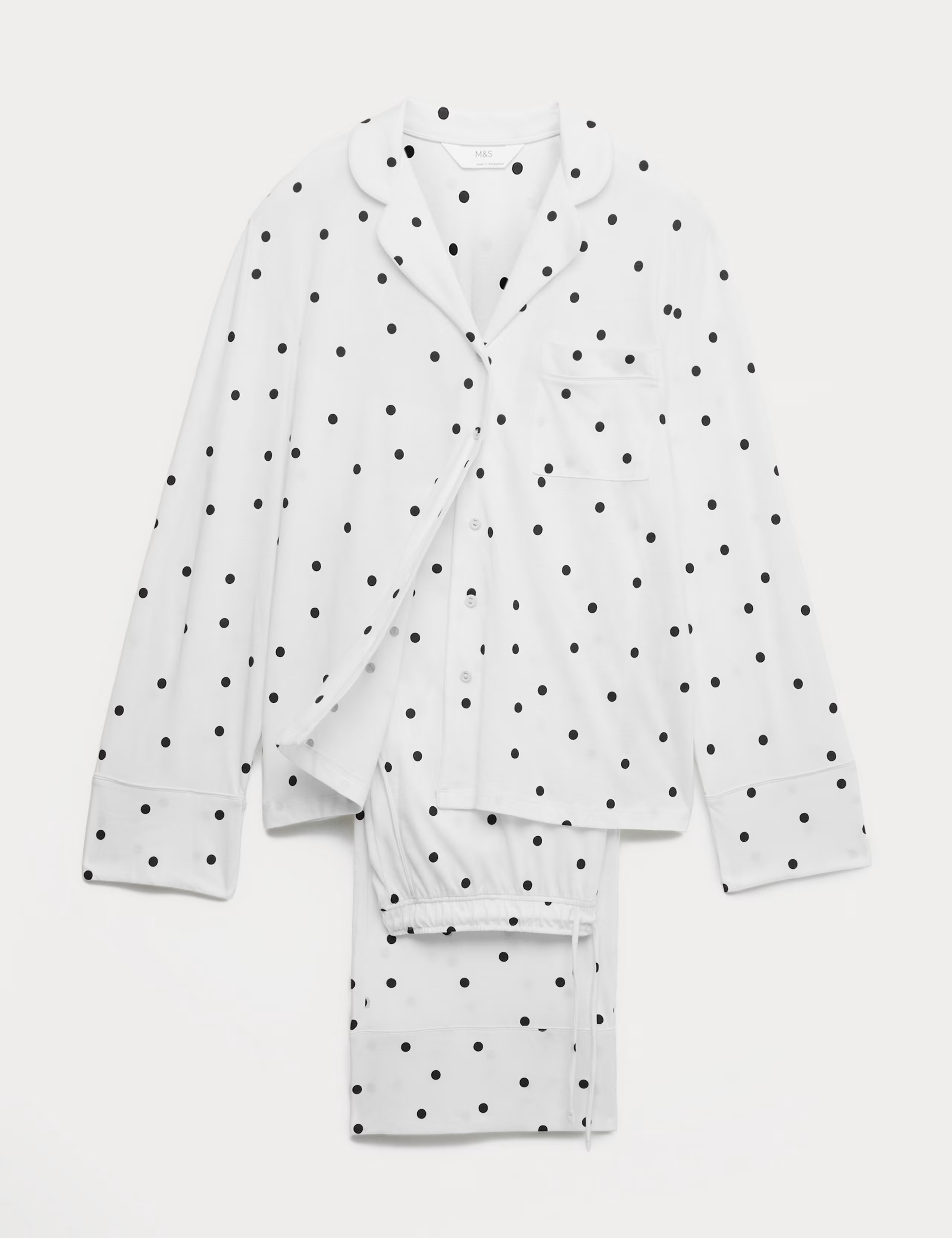 Cotton Modal Printed Revere Pyjama Set | Marks & Spencer (UK)