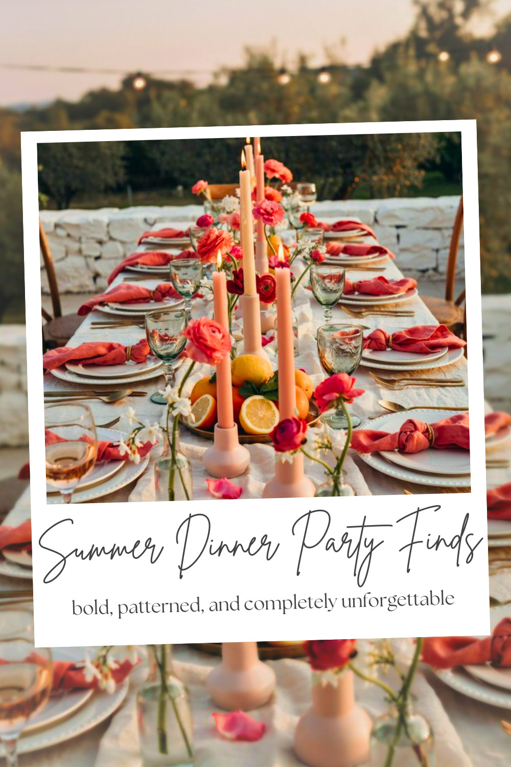 Summer Dinner Party Finds — Bold, Patterned, and Completely Unforgettable

Hosting season is here, and these colorful summer entertaining finds are guaranteed to make a statement. From vibrant napkins and patterned table linens to colorful glassware, modern candle holders, floral centerpieces, serving pieces, and outdoor dining essentials, these picks help create a tablescape that feels stylish, playful, and unforgettable. Perfect for garden parties, outdoor dinners, birthdays, bridal showers, backyard gatherings, and summer celebrations with friends and family. colorful tablescape ideas, summer dinner party decor, outdoor entertaining inspiration, vibrant table decor, patterned table linens, colorful glassware, summer hosting essentials, garden party aesthetic, outdoor dining decor, floral centerpiece ideas, backyard entertaining, al fresco dining, party styling inspiration, summer celebration decor, affordable entertaining finds, Amazon party decor, colorful home decor, hosting ideas

#LTKselfcare #LTKSeasonal #LTKHome