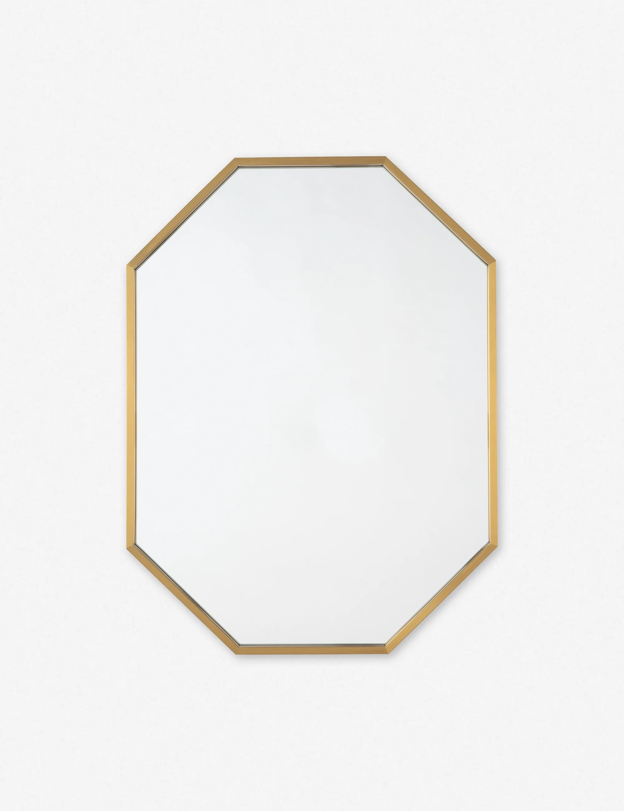 Regina Andrew Hale Mirror, Brass | Lulu and Georgia 