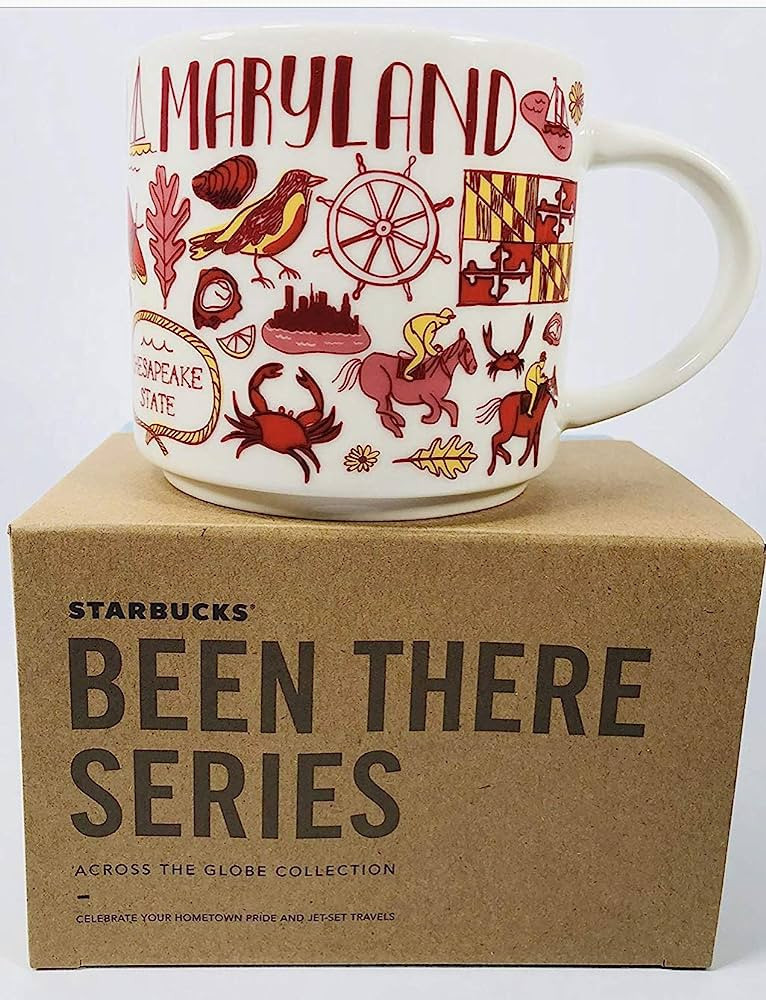 Starbucks Maryland Ceramic Mug Been There Series Across The Globe Collection, 14 Ounces | Amazon (US)