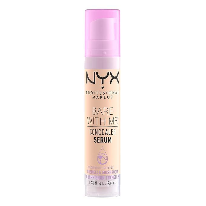 NYX PROFESSIONAL MAKEUP Bare With Me Concealer Serum, Up To 24Hr Hydration - Fair | Amazon (US)