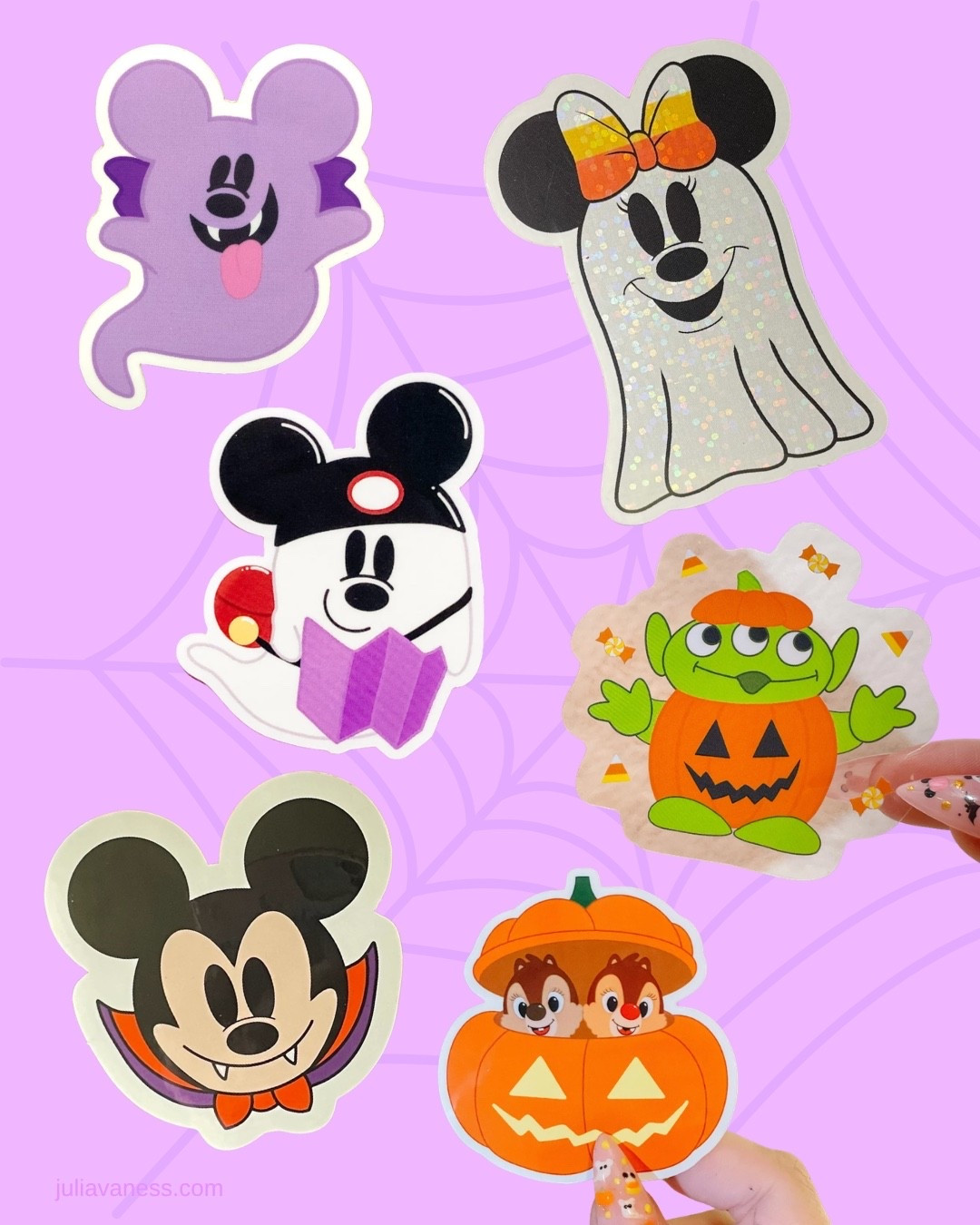 Disney Halloween Stickers!! #stickers #stationary #mickey #disney #halloween #etsy #disneyhalloween #disneystickers