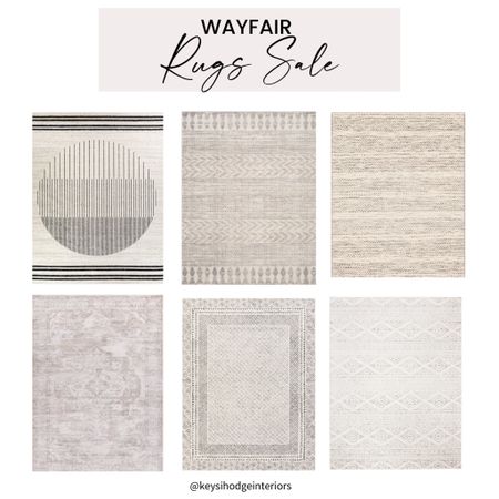 Wayfair rugs sale, neutral rugs, rugs for sale, neutral rugs for sale, home ideas, rugs on a budget

#LTKFind #LTKhome #LTKsalealert