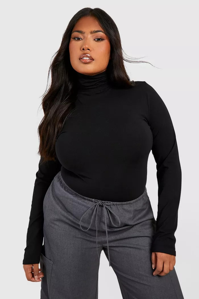Plus Premium Super Soft Turtleneck Top | boohoo (US & Canada)