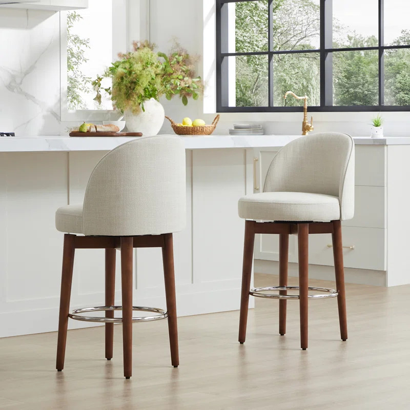 Brandlyn 26'' Swivel Counter Stool | Wayfair North America