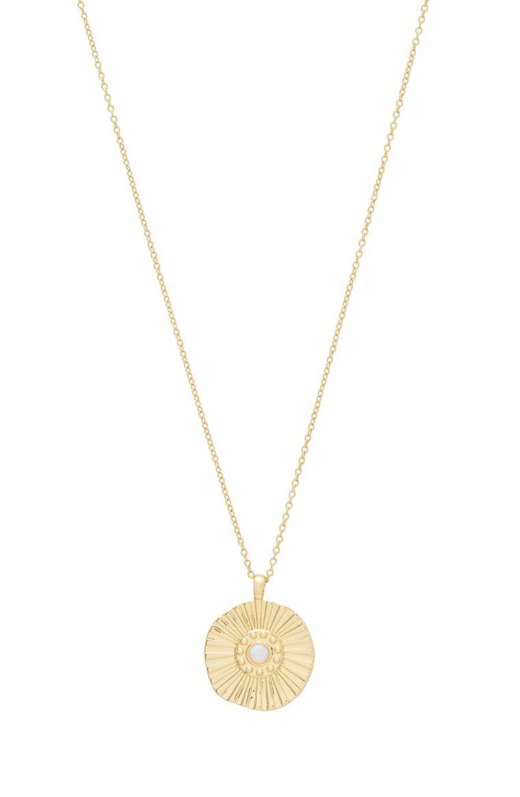 Sunburst Coin Pendant Necklace | Nordstrom