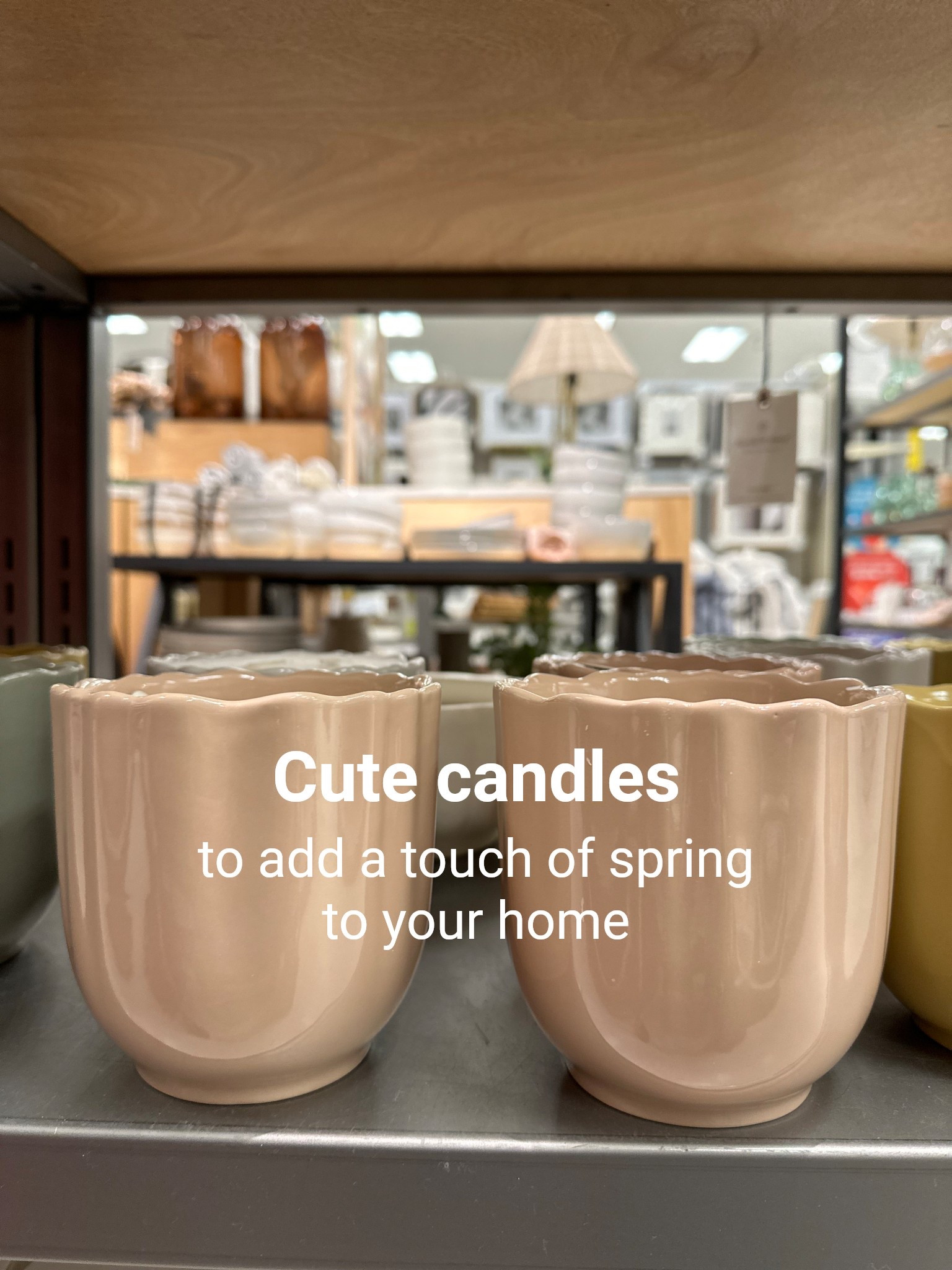 Cute and best smelling candles for spring! 

Scalloped ceramic candle jar in blush.

#LTKHome