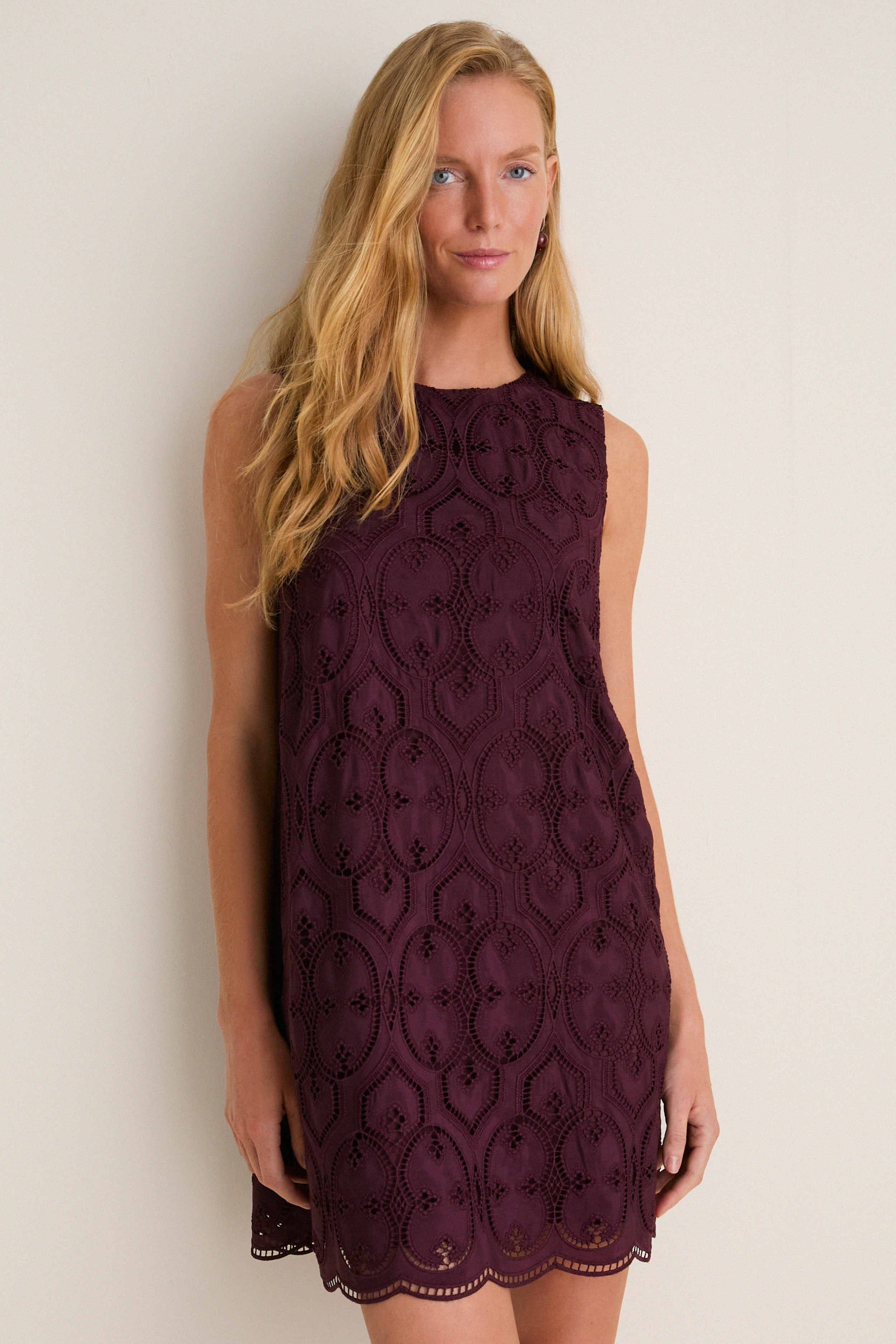 Winetasting Eyelet Marlowe Dress | Tuckernuck (US)