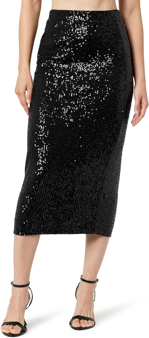 The Drop Women's Bianca Sequin Midi Skirt | Amazon (US)