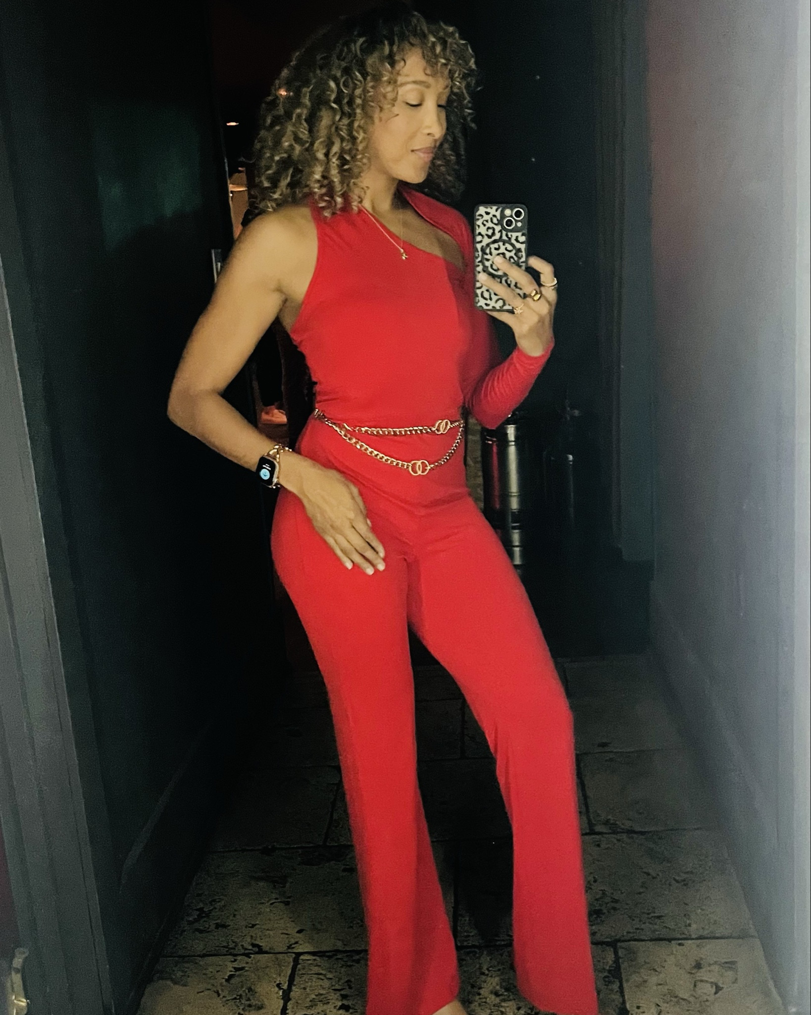 Red is definitely 1 of my 2026 colors! Loved this jumpsuit for my girls bday dinner! 

#LTKootd