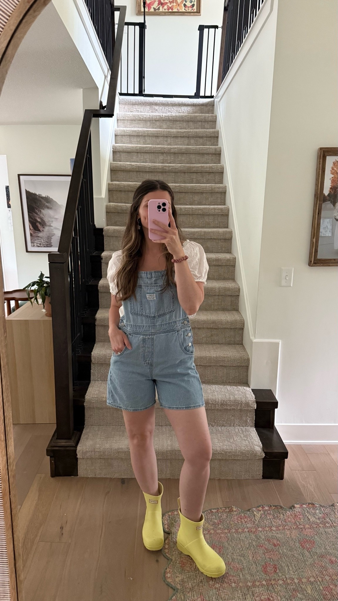 for time outside and planting more flowers yesterday! wearing small in overalls and top (also linked similar) 

Summer outfit

#LTKootd