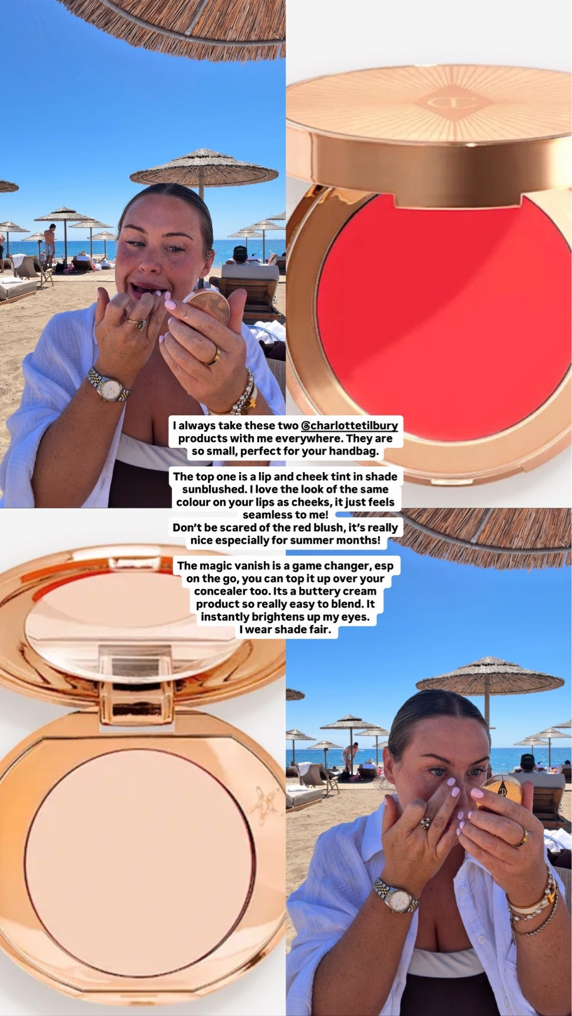 Two products I can’t live without! @charlottetilbury

#LTKsummer #LTKbeauty #LTKtravel