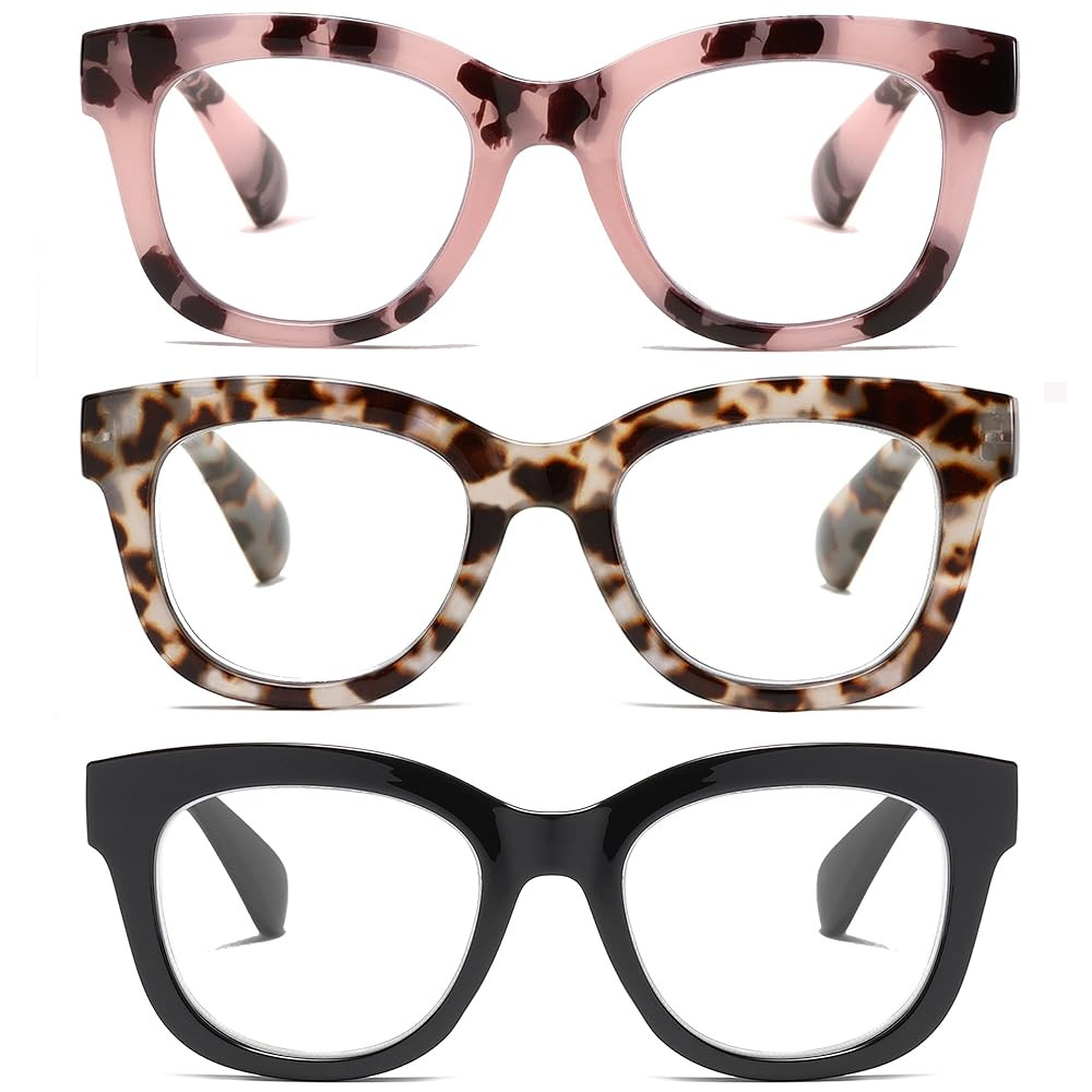 Oprah Style Readers for Women - Stylis Style Reading Glasses Blue Light Blocking and Spring Hinge... | Amazon (US)