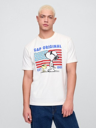 Everyday Soft Peanuts Relaxed Graphic T-Shirt | Gap Factory