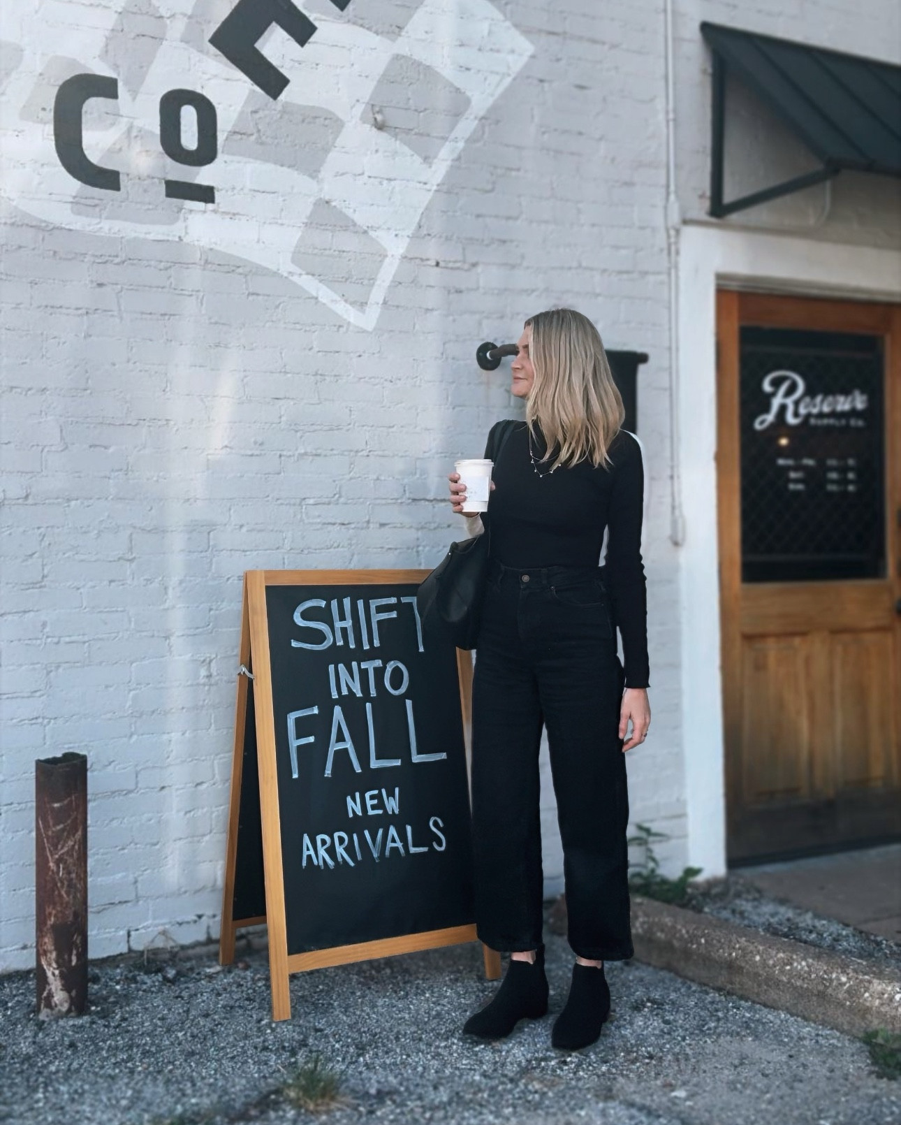 Shifting into fall mode like… 🍂 Minimalist on the outside, but definitely thinking about pumpkin-spiced everything on the inside. This turtleneck and black wide-leg combo is giving me all the sleek vibes while still keeping it casual enough for that coffee run. 

#LTKFallSale #LTKFindsUnder50 #LTKFindsUnder100