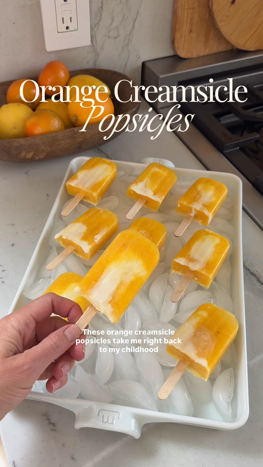 Hi y’all! 🍊 These 4-Ingredient Orange Creamsicle Popsicles take me straight back to childhood ice cream truck days — but made with real, wholesome ingredients the whole family can feel good about!
Bright navel oranges, raw honey, vanilla & creamy Greek yogurt come together for that classic creamy-citrus swirl. Ford and West have been requesting these on repeat all summer!
Low-tox, protein-packed, and ridiculously easy. The perfect refreshing treat after a day chasing the boys around in the mountains.

Full recipe is on the blog (link in bio) — or comment “RECIPE” and I’ll send it straight to your DMs! What was your favorite childhood summer treat? Tell me below! 👇

#LowToxLiving #SummerTreats #HealthyPopsicles

#LTKfoodie #LTKHome #LTKSeasonal