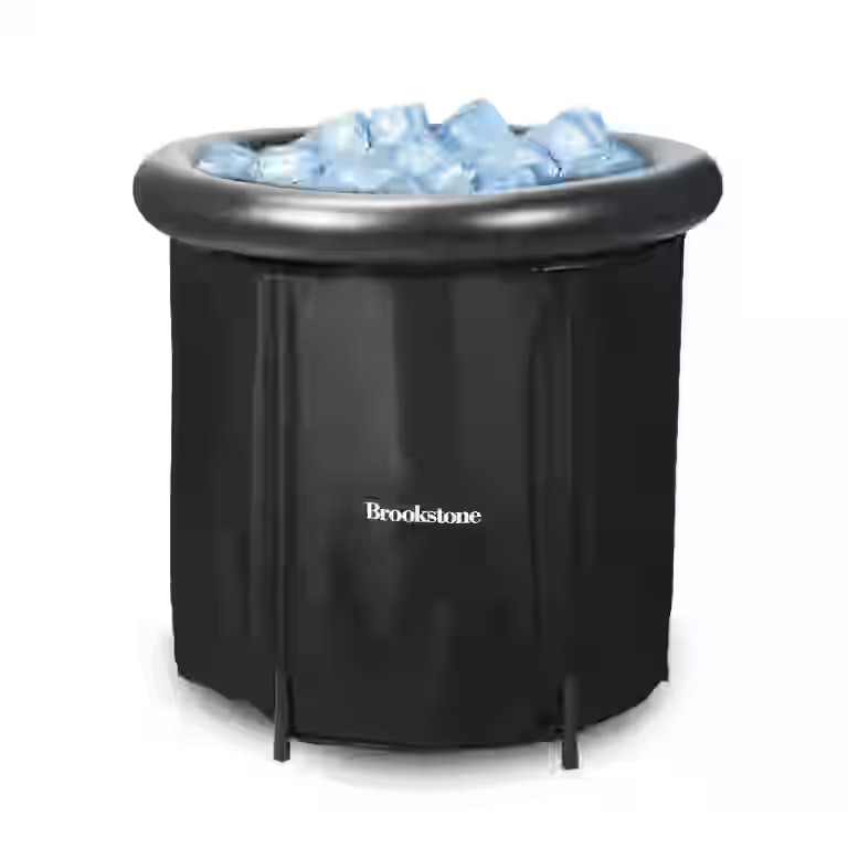 Brookstone Portable Ice Bath Cold Plunge Water Therapy Tub, Plastic Cover, Helps with Arthritis, ... | Walmart (US)