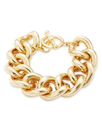 Kenneth Jay Lane Chunky Chain Link Bracelet in 18K Gold Plated  | Bloomingdale's Jewelry & Access... | Bloomingdale's (US)