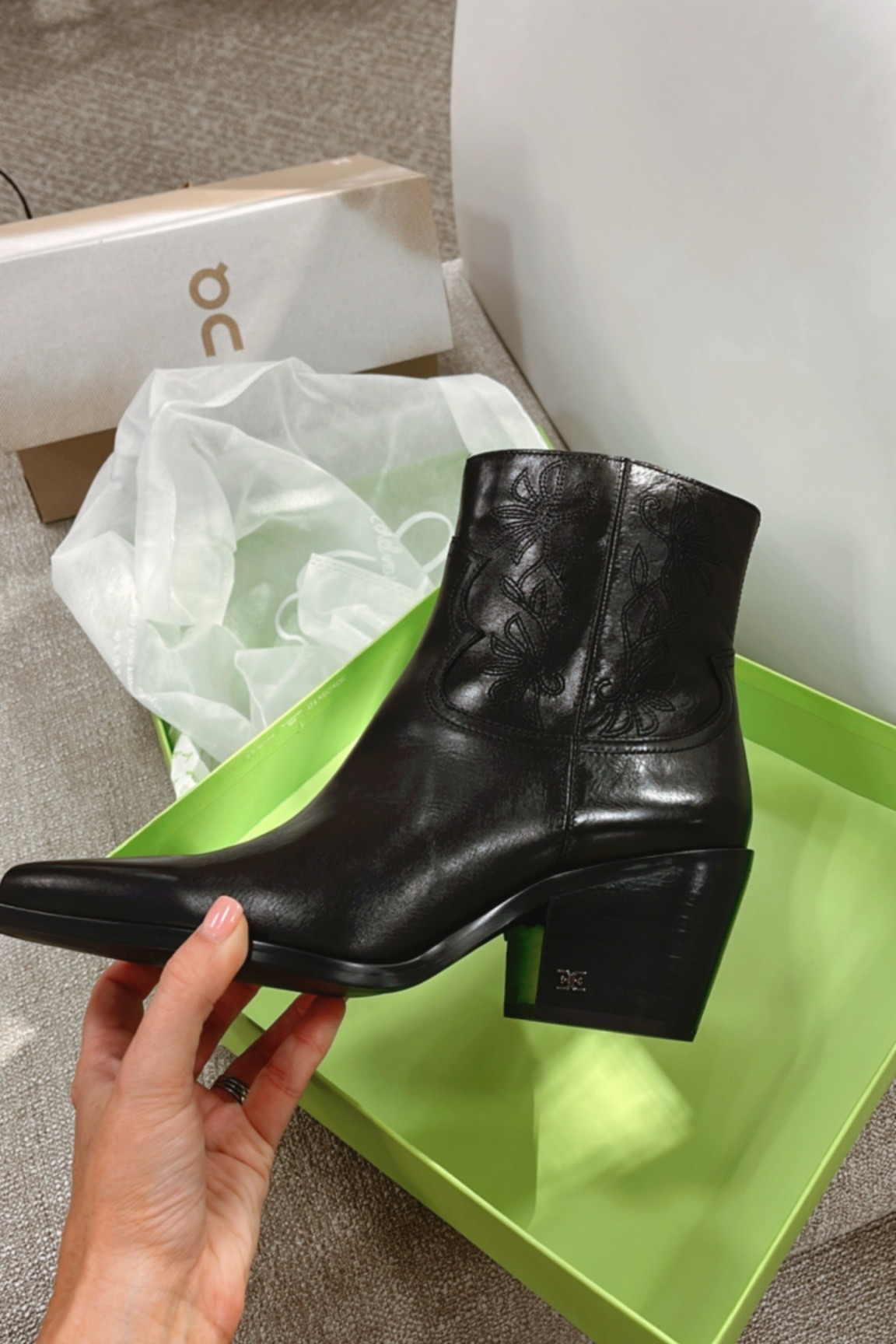 Loving these black booties // they fit true to size 

#LTKSeasonal #LTKFind #LTKxNSale