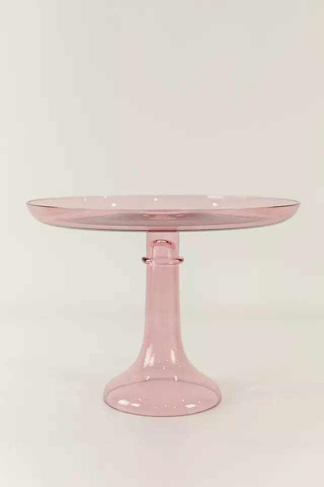 Estelle Colored Glass Cake Stand | Anthropologie (US)