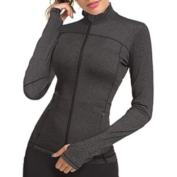 CRZ YOGA Women's Brushed Full Zip Hoodie Jacket Sportswear Hooded Workout Track Running Jacket wi... | Amazon (US)