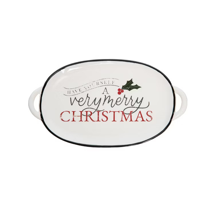 C&F Home A Very Merry Christmas Oval Cookie Plate | Target