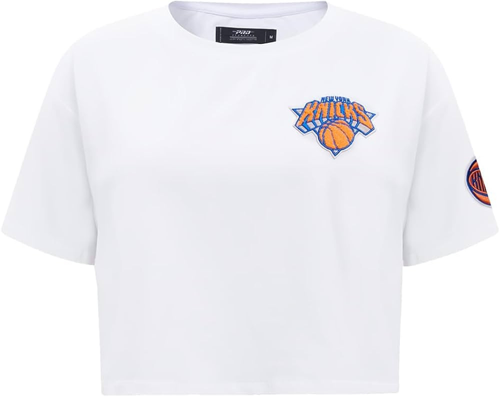 Womens NBA Classic Chenille Cotton Short Sleeve Boxy Tee | Amazon (US)